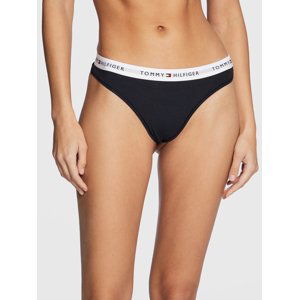 Tommy Hilfiger dámské tmavě modré tanga - XS (DW5)