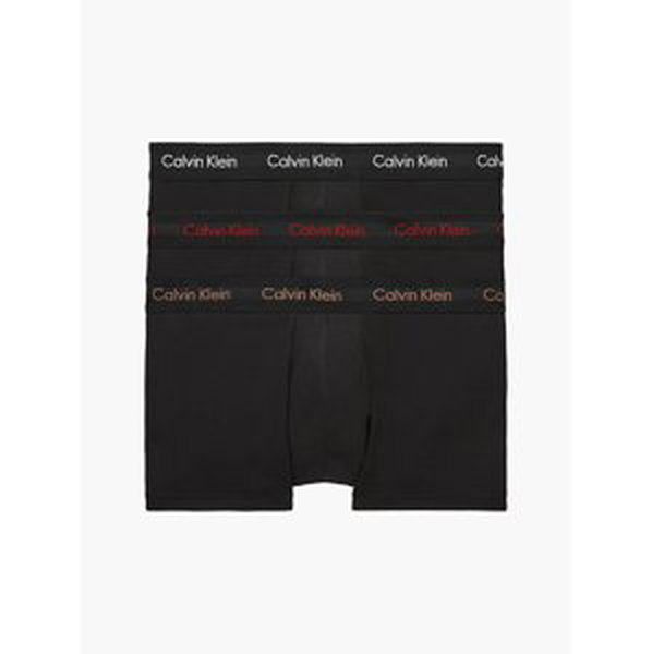 Calvin Klein pánské černé boxerky 3 pack - XL (6FB)