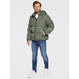 Tommy Jeans pánská zelená bunda ALASKA - XXL (MRY)