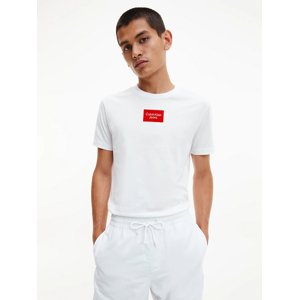 Calvin Klein pánské bílé tričko - XXL (YAF)