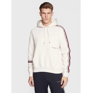 Tommy Hilfiger pánská krémová mikina - M (AF4)