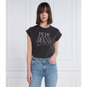 Pepe Jeans černé dámské Linda tričko - XS (999)
