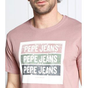 Pepe Jeans pánské šedé Acee triko