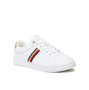 Tommy Hilfiger dámské bílé tenisky - 41 (YBS)