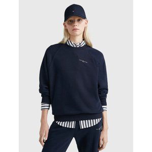 Tommy Hilfiger dámská tmavě modrá mikina - XS (DW5)