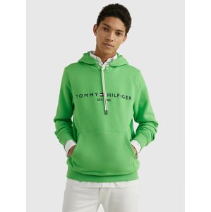 Tommy Hilfiger pánská zelená mikina Logo - XXL (LWY)