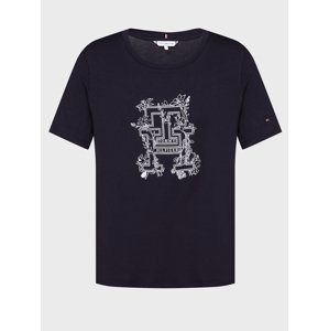 Tommy Hilfiger dámské tmavěmodré tričko - XS (DW5)