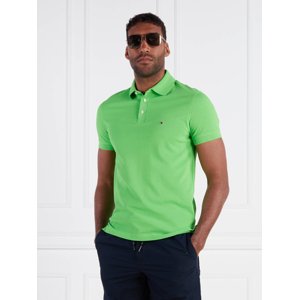 Tommy Hilfiger pánské zelené polo tričko - S (LWY)