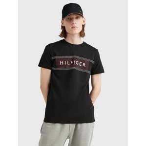 Tommy Hilfiger pánské černé tričko - M (BDS)