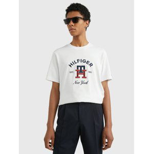 Tommy Hilfiger pánské bílé tričko Monogram