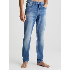 Calvin Klein pánské modré džíny SLIM TAPER - 33/30 (1A4)