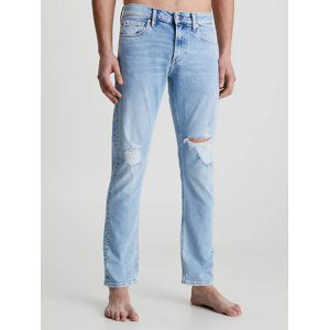 Calvin Klein pánské modré džíny Slim - 33/30 (1AA)