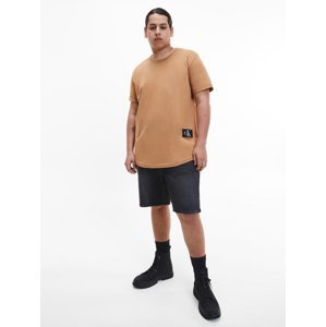 Calvin Klein pánské hnědé tričko - XL (PE5)
