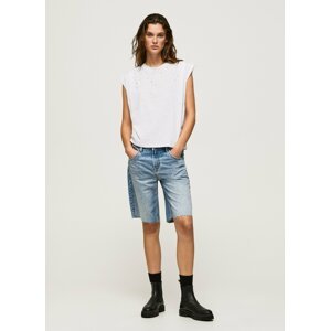 Pepe Jeans dámské bíle triko MORGANA se cvoky - S (800)