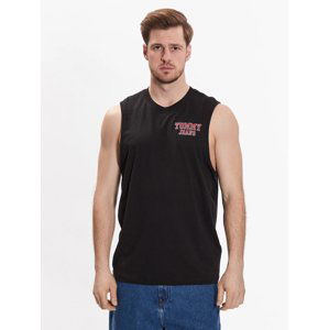 Tommy Jeans pánské černé triko - XL (BDS)