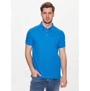 Tommy Hilfiger pánské modré polo tričko - M (CZW)