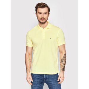 Tommy Hilfiger pánské žluté polo - L (ZHG)