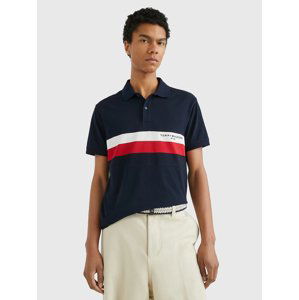 Tommy Hilfiger pánské tmavěmodré polo tričko - L (DW5)