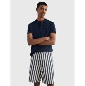 Tommy Hilfiger pánské tmavě modré polo triko mao collar - M (DW5)