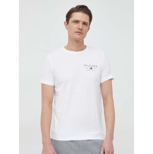 Tommy Hilfiger pánské bílé tričko Brand - M (YBR)