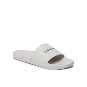 Calvin Klein pánské béžové pantofle - 45 (ABY)