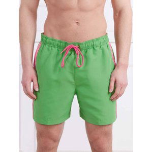 Tommy Jeans pánské zelené plavky
