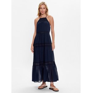 Pepe Jeans dámské tmavě modré maxi šaty - S (594)