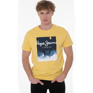 Pepe Jeans pánské žluté tričko - L (039)