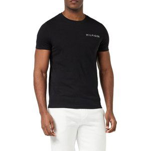 Tommy Hilfiger pánské černé tričko - XL (BDS)