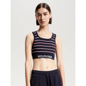 Tommy Hilfiger dámská tmavě modrá podprsenka Bralette  - M (0BE)