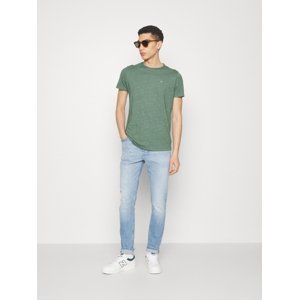 Tommy Jeans pánské tmavě zelené triko - XL (L2M)