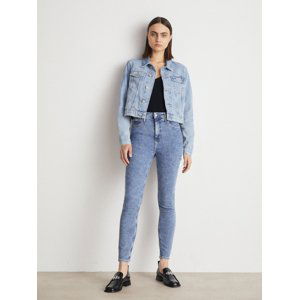 Tommy Jeans dámská světle modrá džínová bunda - L (1AB)