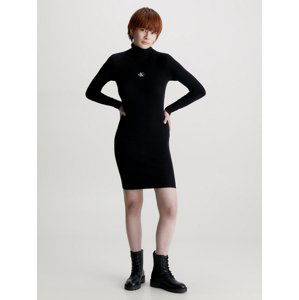 Calvin Klein dámské černé úpletové šaty - XL (BEH)