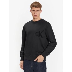 Calvin Klein pánská černá mikina - L (BEH)