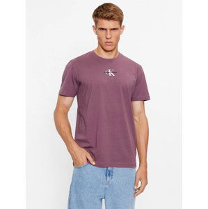 Calvin Klein pánské fialové tričko - XL (VAC)
