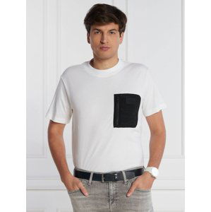 Calvin Klein pánské bílé tričko - XXL (YAF)