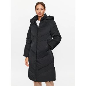 Guess dámský černý péřový kabát - S (JBLK)