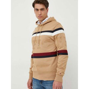 Tommy Hilfiger pánská béžová mikina - XXL (RBL)