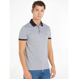 Tommy Hilfiger pánské tmavě modré polo tričko - XL (DW5)