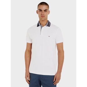 Tommy Hilfiger pánské bílé polo tričko - L (YBR)