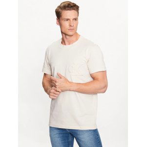 Calvin Klein pánské krémové tričko - XL (ACF)