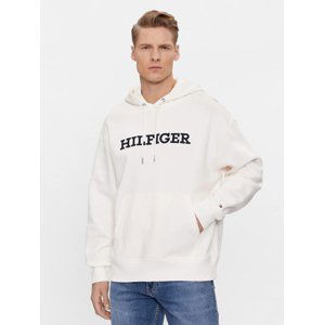 Tommy Hilfiger pánská bílá mikina - XXL (YBH)