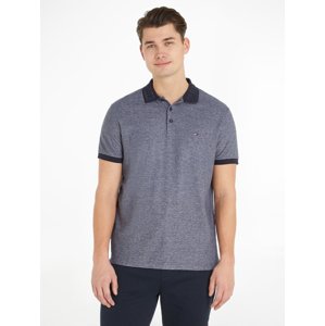 Tommy Hilfiger pánské tmavě modré polotričko - XL (DW5)