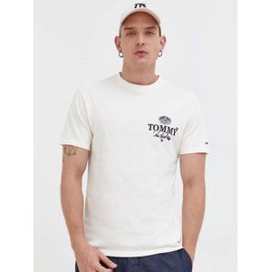 Tommy Jeans pánské bílé tričko