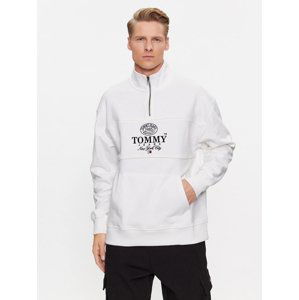 Tommy Jeans pánská bílá mikina - XL (YBR)