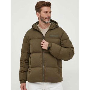 Tommy Hilfiger pánská khaki bunda - M (RBN)