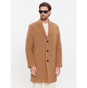 Tommy Hilfiger pánský hnědý kabát. - XXL (GWJ)