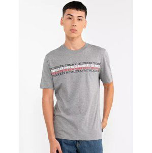 Tommy Hilfiger pánské šedé tričko - L (P91)