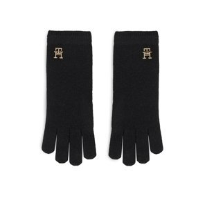 Tommy Hilfiger dámské černé rukavice - M-L (BDS)