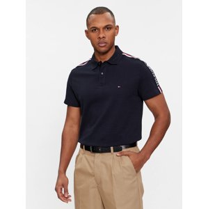 Tommy Hilfiger pánské tmavě modré polo triko Global - XL (DW5)